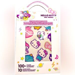 Hello Kitty & Friends 100 Variety Stickers-10 Sticker Sheets-NWOT-Multicolored
